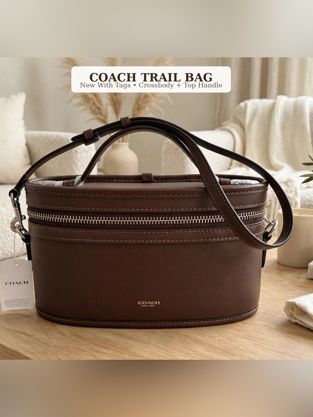 NWT Coach Trail Bag